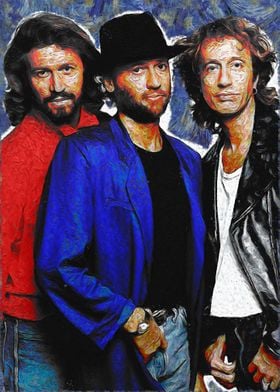 Painting Bee Gees