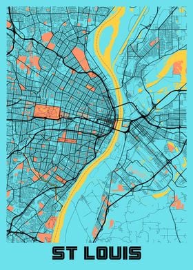 St Louis Gloria City Map