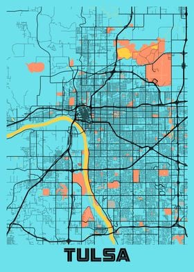 Tulsa Gloria City Map