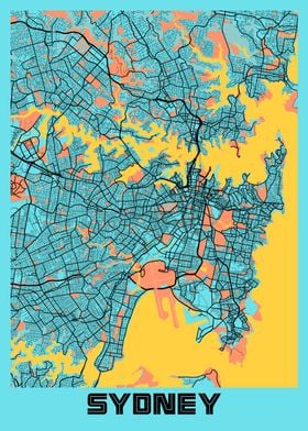 Sydney Gloria City Map