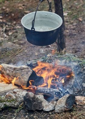 pot on the fire