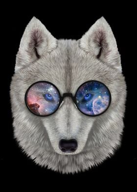 Wolf in Space Sunglass