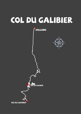 Col du Galibier serpentine