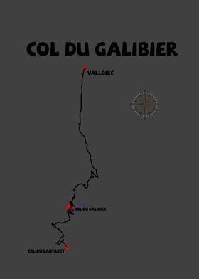 Col du Galibier serpentine