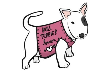 Bull Terrier dog lover 