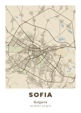 Sofia City Map