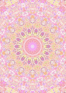 Trippy Vivid Mandala