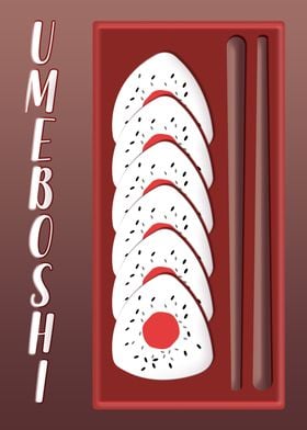 Umeboshi tray food design