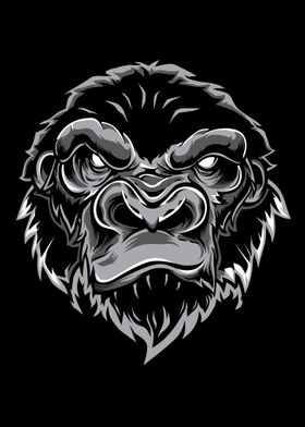 Gorilla Vector Art