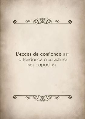 Excès de confiance