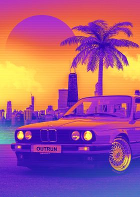 BMW Sunset
