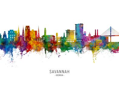 Savannah Skyline Georgia