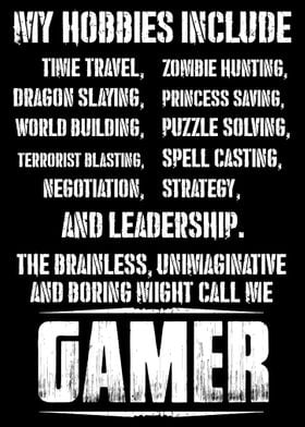 Gamer Hobbies video game