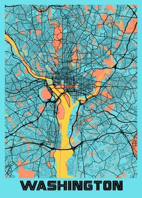 Washington Gloria City Map