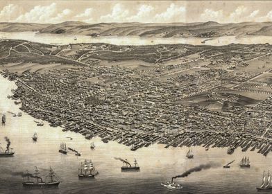 Halifax 1879 monochrome