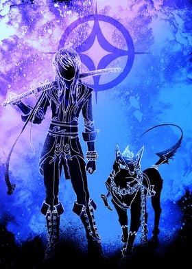 The hero and his dog Soul