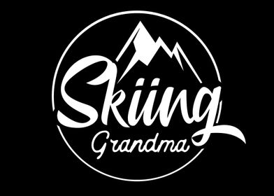 Skiing Grandma