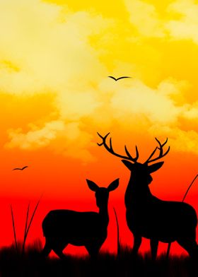 Deer Silhouette