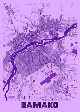 Bamako Lavender Map