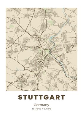 Stuttgart City Map