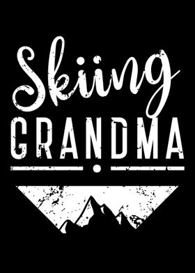 Skiing Grandma