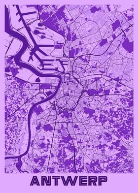 Antwerp Lavender Map