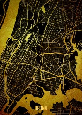 Bronx gold map