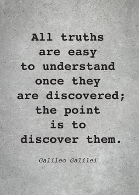 Galileo Galilei Quote L002