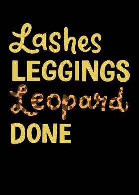 Lashes Leggings Leopard