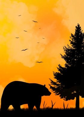 Bear Silhouette