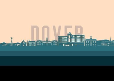 dover skyline retro