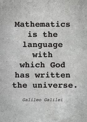 Galileo Galilei Quote L018