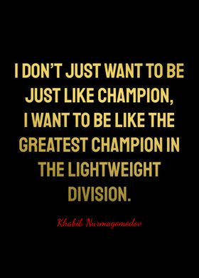 Khabib Nurmagomedov Quotes