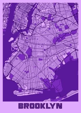 Brooklyn Lavender Map