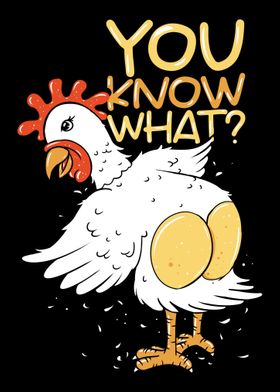 Funny Chicken Ass Farmer