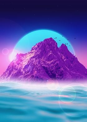 rock sea synthwave