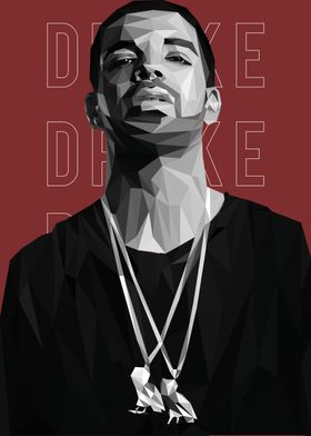 Drake' Poster by BEST POSTER | Displate