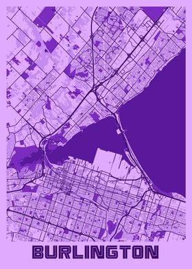 Burlington Lavender Map