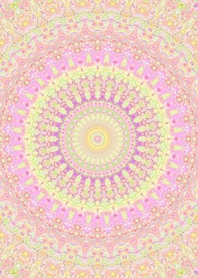 Groovy Colorful Mandala