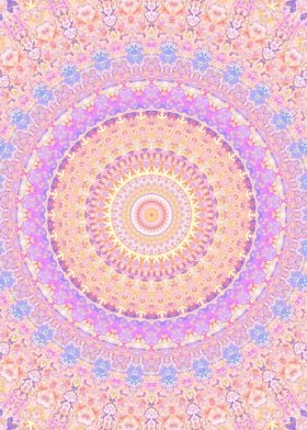 Psychedelic Vivid Mandala