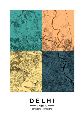 Delhi Color Map