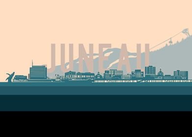 juneau skyline retro