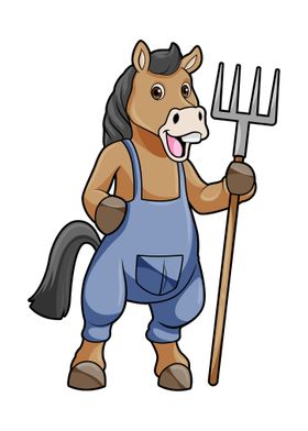 Horse Farmer Rake