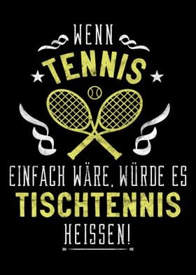 Netter Tennisplatz Spruch