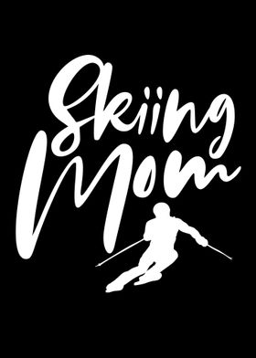 Skiing Mom