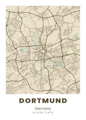 Dortmund City Map