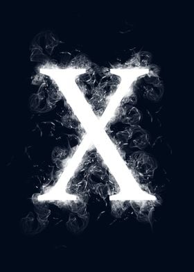 letter x smoke