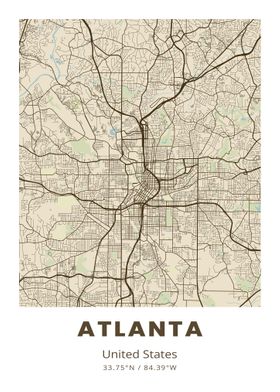 Atlanta City Map