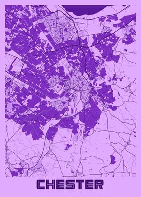 Chester Lavender Map