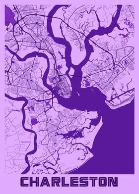 Charleston Lavender Map